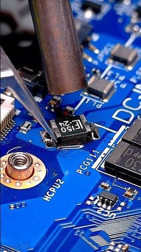 ASUS ROG Strix G18 Short Circuit Repair ⚡ | Main Power Fuse Replacement #asus #repair #electronics
