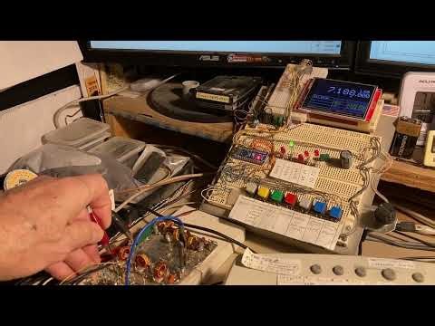 Determining receiver sensitivity with antenna connected vs. disconnected.