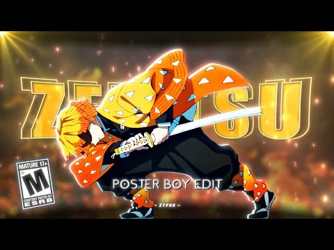 Zenitsu vs Spider Demon ⚡ Poster Boy [Edit/AMV] - 4k