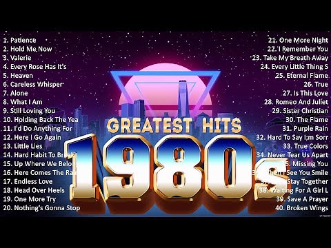 Best Songs Of 80's ~ The Greatest Hits Of All Time ~ 80's Music Playlist