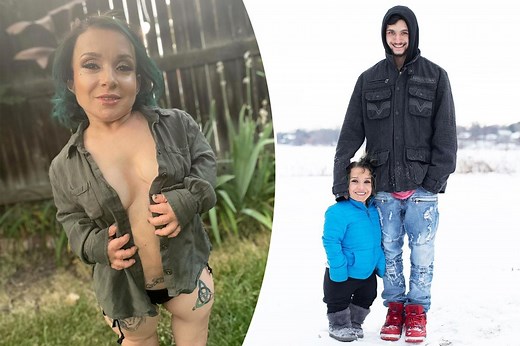 World’s smallest stripper, 32, trolled for dating guy, 19, who’s twice her height