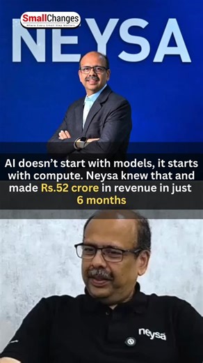 Small Changes on Instagram: "Neysa is an Indian AI infrastructure startup founded in 2023 by Sharad Sanghi and Anindya Das to solve a major problem in the artificial intelligence and cloud computing space—many startups and enterprises struggled to access affordable GPU computing and easy tools to train and deploy machine-learning models. Its core product is an AI-acceleration cloud platform, Velocis, which helps companies train AI models, deploy generative-AI applications, manage data, and scale