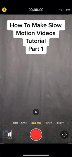Slow Motion Video Tutorial Part 1