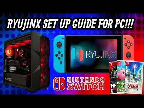 Ryujinx Nintendo Switch Emulator Set Up Guide for Pc!!!