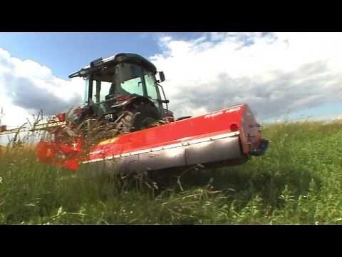 KUHN RSM 180 - Offset arm Verge Shredders (In action)