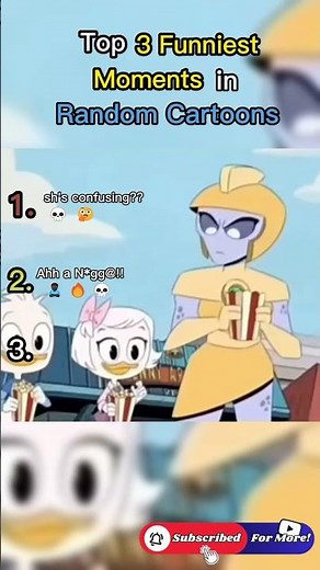 Top 3 Funniest Cartoon Moments!😂 Random Clips That Will Make You LOL! #shorts #funnymoments