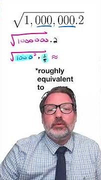 Why √1,000,000.2 Is So Much Simpler Than It Looks