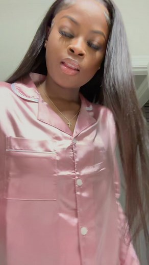 Stylish Pink Satin Pajama Set for Cozy Nights