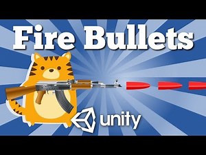 How to Fire Bullets in Different Directions in Unity game. Simple 2D tutorial.
