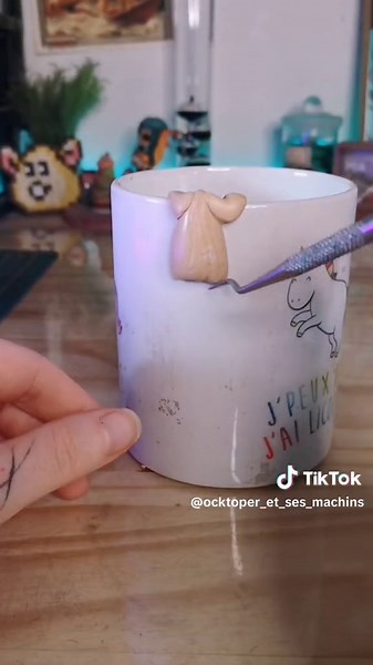 DIY Porte Sachet de Thé Groot en Fimo
