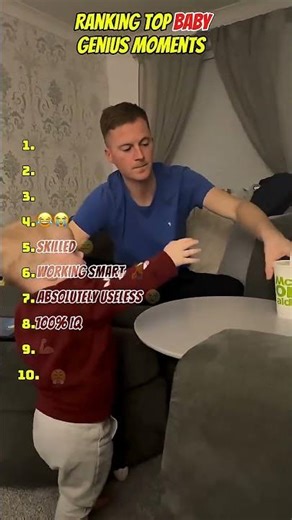 RANKING TOP BABY GENIUS MOMENTS #babyshorts #ranking