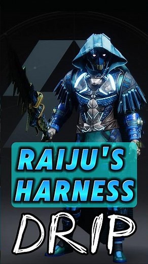 Destiny 2 Hunter Fashion Exotic Raiju's Harness Hunter Chest Armor!!