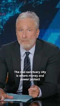 Jon Stewart: America's real "sanctuary city" is the one protecting elites from any accountability