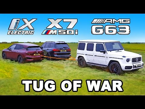 BMW iX v BMW X7 v AMG G63: TUG-OF-WAR