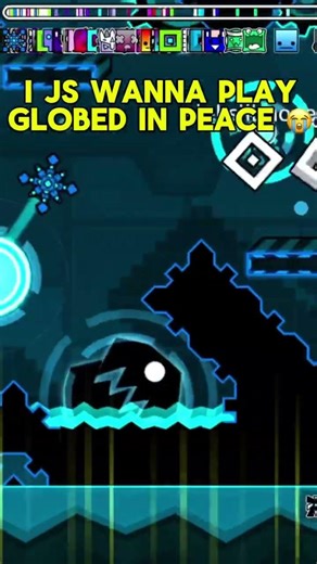 I just wanna play globed in peace #geometrydash #gd