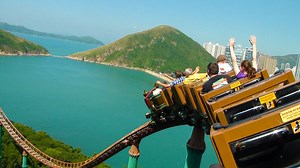 6.6K views · 8.5K shares | Wild West Mine Train at Ocean Park in Hong Kong is one of the best views from a coaster we've ever seen! What do you think? | Theme Park Review | Facebook