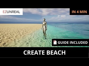 Unreal Engine 5 Tutorial for Beginners: Create Simple Beach in UE5