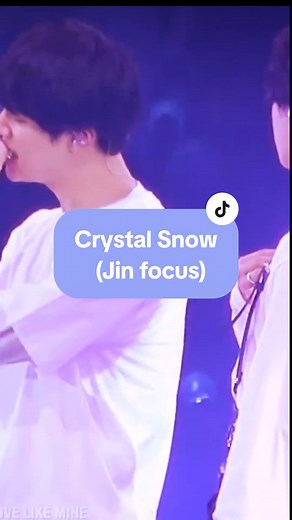 ‏crystal Snow Jin focus. we miss you Jin #bts #btsarmy #jin #jinbts