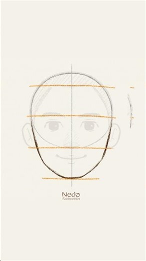 How To Draw Face Proportions #basicfaceproportion #facedrawingguide #facedrawingtutorialforbeginners