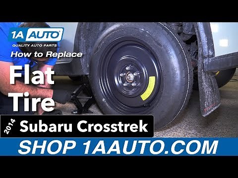 How to Replace Spare Tire 14-17 Subaru Crosstrek