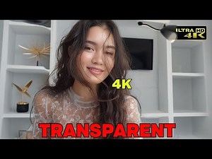 4k Transparent Try-On Haul || See-Through fashion Review | No BRA challenge
