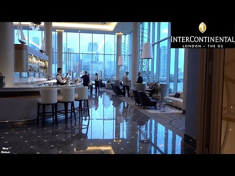 INTERCONTINENTAL Luxury HOTEL - O2 London - Full Tour inc CLUB room and LOUNGE