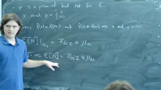 【Michigian】椭圆曲线，模曲线与Mazur定理 Course on Mazur s theorem by Andrew Snowden_哔哩哔哩_bilibili