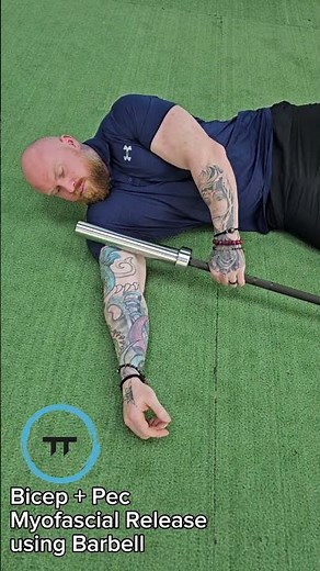 Pec + Bicep Release using Barbell