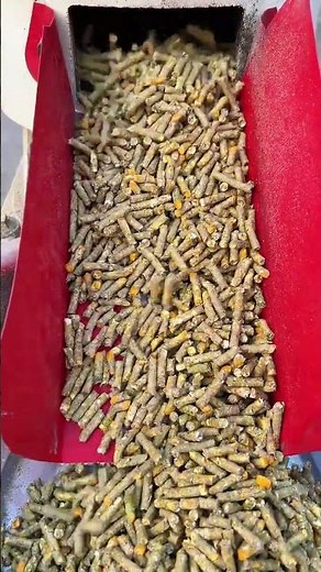 Watch this powerful pellet making machine in action! 🌽🥦#feedmill