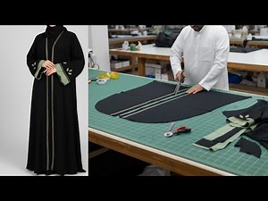 Front Open Abaya Cutting & Stitching | Step by Step Full Tutorial | Easy Abaya Tailoring