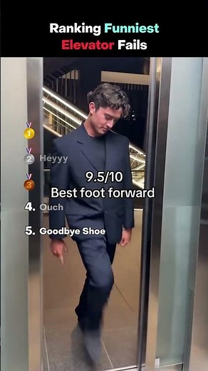 Ranking the Funniest Elevator Fails ⚠️