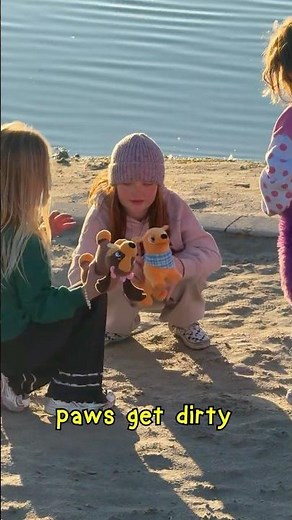 Adley & Navey have a BEACH DAY with the Adventure Pups!! They dig in the sand at Pirate Island 🐾🐶