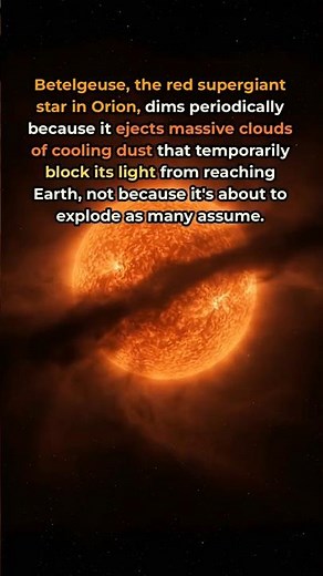 Betelgeuse Isn't Dying - It's Just Hiding Behind Dust Clouds