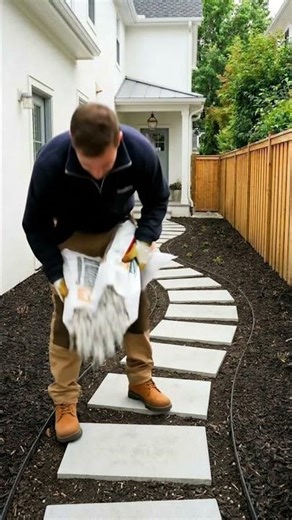 From Messy Side Yard to a Beautiful Garden Path