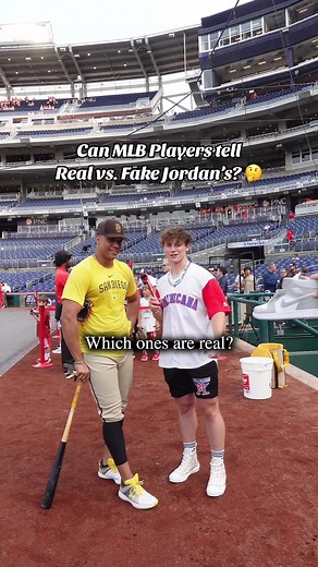 MLB Players Real vs. Fake Jordan Cleats Challenge