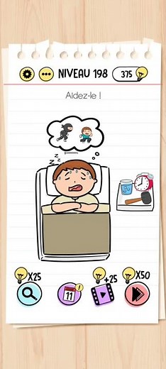 Brain test niveau 198 - Aidez-le !