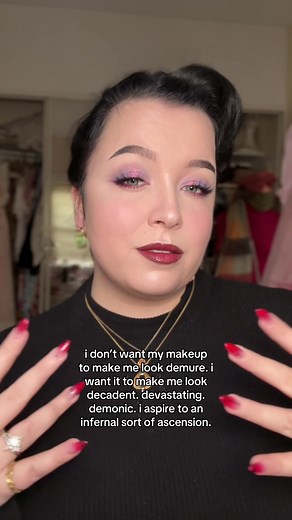 Sultry Vampire Makeup Look Tutorial | Decadent & Demonic Transformation