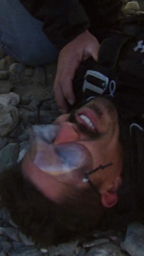 This is the complete opposite of a smooth landing 😰 #TheChallenge #mtv #skydiving