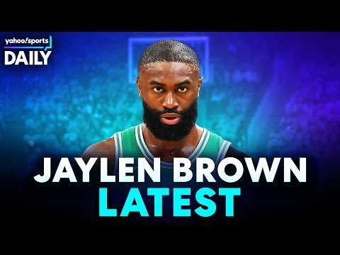 Jaylen Brown claps back while TRADE suitors line up + NBA rumors GALORE | Yahoo Sports Daily LIVE! 🔴