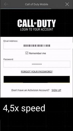 Call of duty mobile Activision login error #shorts
