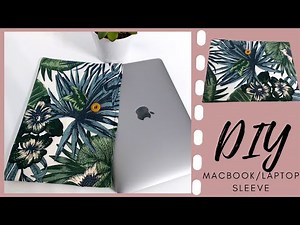 HOW TO MAKE A MACBOOK / LAPTOP BAG IN 30 MINS //2023 EASY DIY/SEWING PROJECT UNDER 30 MINS