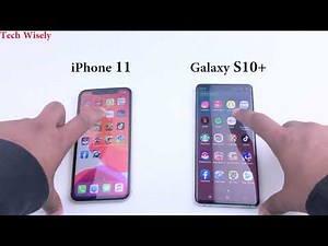 iPhone 11 vs Galaxy S10+ | Speed & Size Comparison