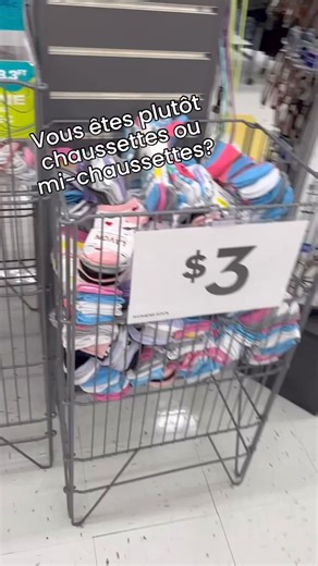5.4K views · 25 reactions | Vous êtes plutôt chaussettes ou mi-chaussettes?Économisez sur le style de votre choix et d’autres articles de base quand vous magasinez à votre magasin Tigre Géant local. | Tigre Géant | Facebook