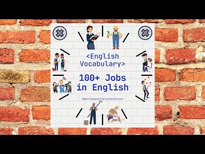 💼 100+ Jobs in English! Learn Professions & Occupations Vocabulary! 🚀 #learnenglish #occupations