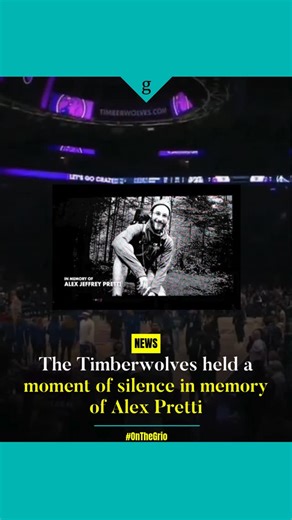 theGrio on Instagram: "The Timberwolves honored Alex Pretti with a moment of silence before Sunday’s rescheduled game, but the arena didn’t stay quiet for long.⁠ ⁠ As his image filled the jumbotron, fans erupted into chants of “F— ICE,” turning the tribute into a raw, public protest.⁠ ⁠ Even the NBA Players Association issued a statement defending Minnesota protesters and expressing condolences to the families of Renee Good and Alex Pretti. ⁠ ⁠ 💬 Grio Fam, should more leagues and profess