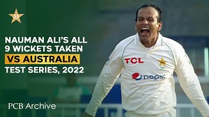 771K views · 14K reactions | All 9️⃣ Wickets Taken By Noman Ali Against Australia in 2022 Test Series Pakistan vs Australia 2022 Series #PCBArchives | Pakistan Cricket Team | Facebook