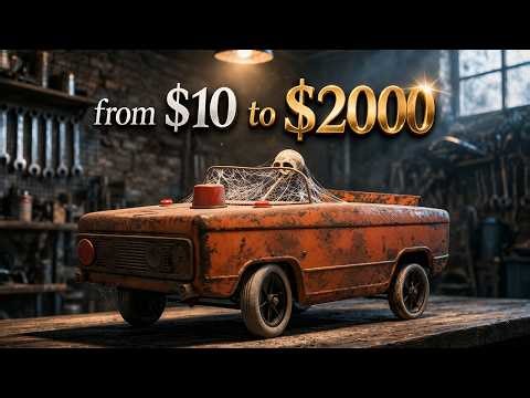 Turning a $10 Rusty Toy Car into a $2000 Masterpiece