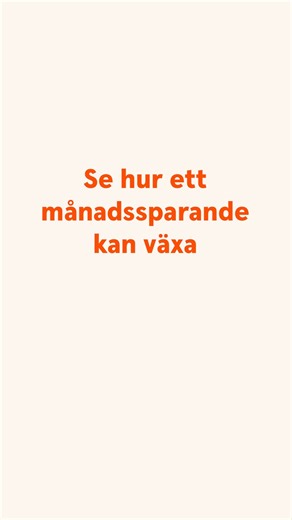Ta hjälp av vår sparkalkylator och se hur ditt sparande kan växa. 👉🏼 swedbank.se/spara ❗️ Investeringar innebär en risk. Faktablad, informationsbroschyr och information om dina rättigheter finns på vår hemsida. | Swedbank Sverige