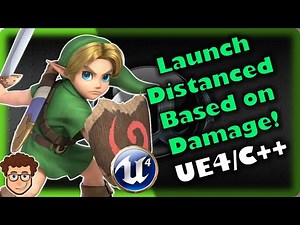 Knockback/Launch Based on Damage! | How To Make YOUR OWN SSB Game | Unreal and C++ Tutorial, Part 18