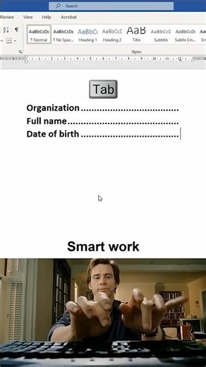 MS Word Best Trick 🔥 | Work 10X Faster!